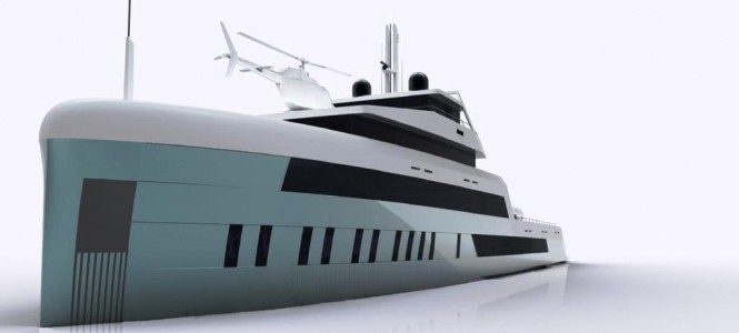 Motion Code Blue Open Water 60m Explorer Yacht Design