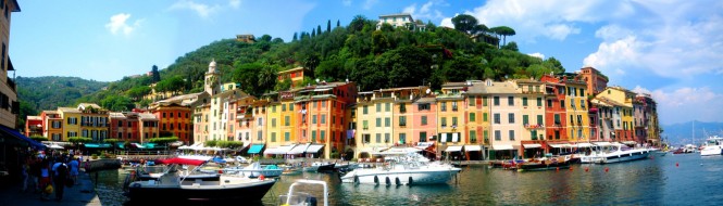 Portofino on the Italian Riviera Portofino on the Italian Riviera