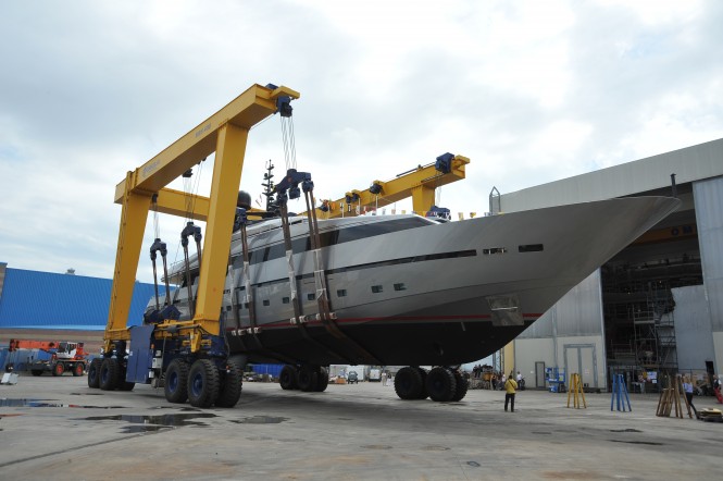 Sanlorenzo launch 40m motor yacht Scorpion