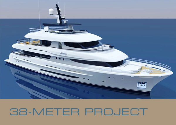 Superyacht designer René van der Velden unveils platform for new 37-40m motor yacht range