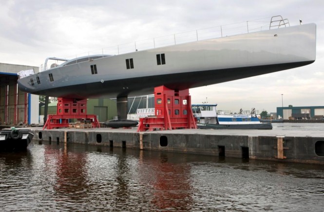 Vitters launch sailing yacht Sarissa