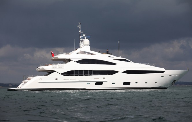 Third 40-metre Yacht Jelana delivered by Sunseeker superyachts