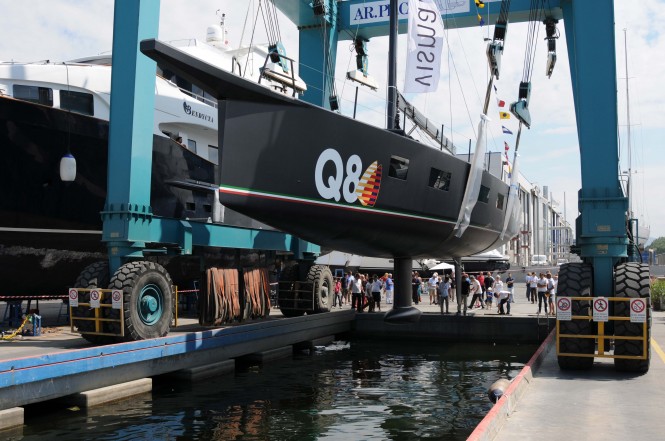 Vismara Marine launch V80 Maxi Sailing Yacht ‘Luce Guida’ in Italy