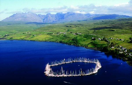 Yachts gather at Oban Marina Scotland for the Malts Cruise