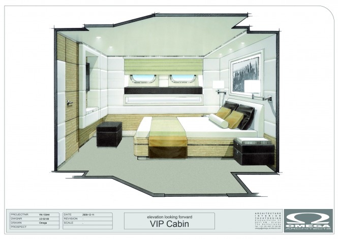 40m Heesen Motor Yacht Zentric VIP Cabin 40m Heesen Motor Yacht Zentric VIP Cabin