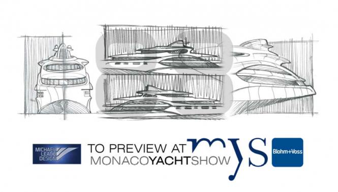 Blohm + Voss and Michael Leach Design to reveal a new 88m MCA Yacht Concept at the MYS 2011