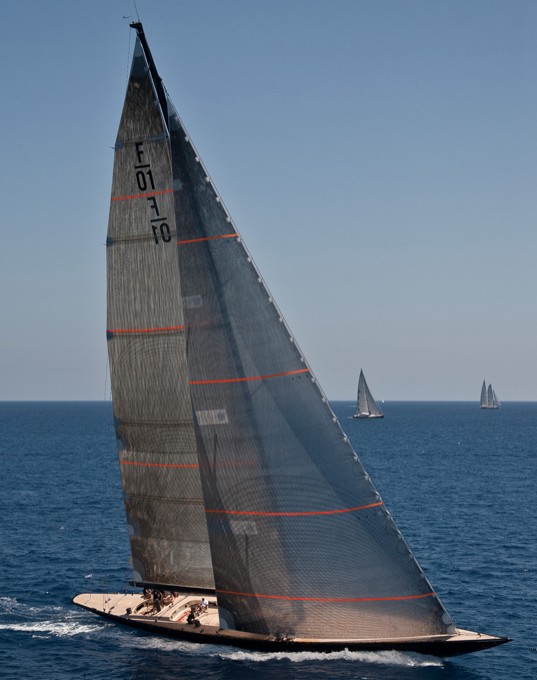 F-class sailing yacht Firefly racing debut at Superyacht Cup