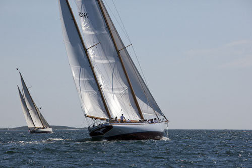 WWII Air Show at the 2011 Hodgdon Yachts Shipyard Cup