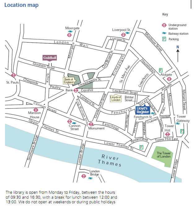 IMarEST collection now at at Lloyd’s Register’s offices in London
