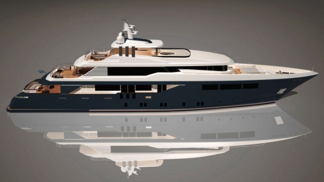 New Daewoo 43m motor yacht by Andrea Borzelli New Daewoo 43m motor yacht by Andrea Borzelli