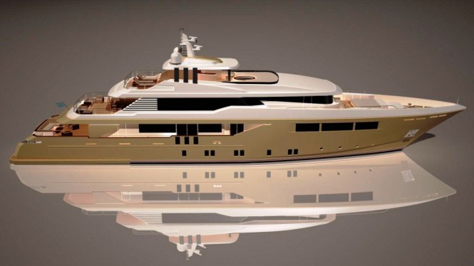 Daewoo DSME 43m motor yacht by Andrea Borzelli Daewoo DSME 43m motor yacht by Andrea Borzelli