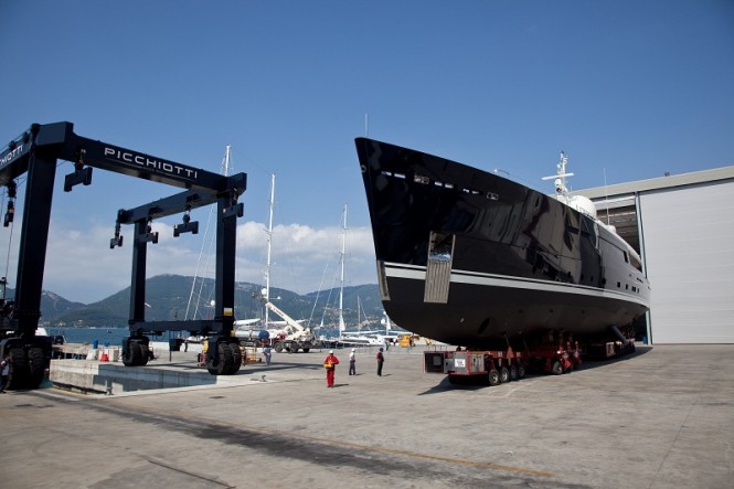 The Picchiotti Vitruvius 55 yacht Galileo G by Picchiotti – Photo Credit Giuliano Sargentini The Picchiotti Vitruvius 55 yacht Galileo G by Picchiotti – Photo Credit Giuliano Sargentini