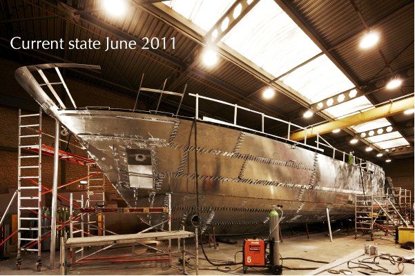 Update on Moonen Yachts first Moonen 82 Alu motor yacht in build