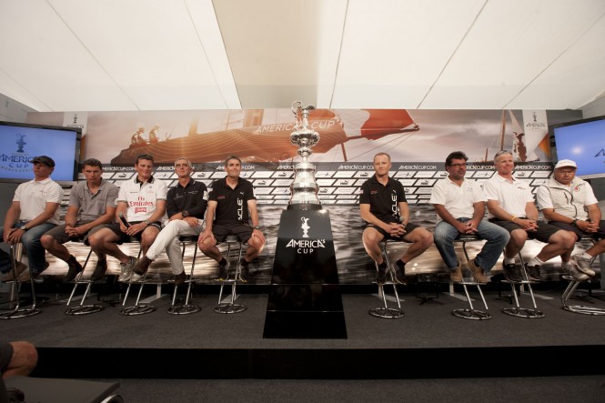 Final preparations for the 34th America’s Cup in Cascais, Portugal