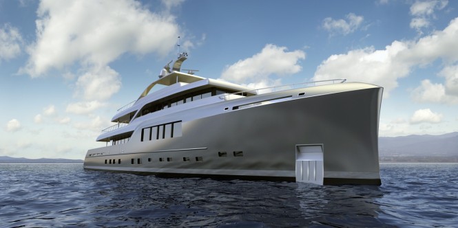 46m Neo Classic long-range motor yacht by MCC yachts at Monaco Yacht Show 2011