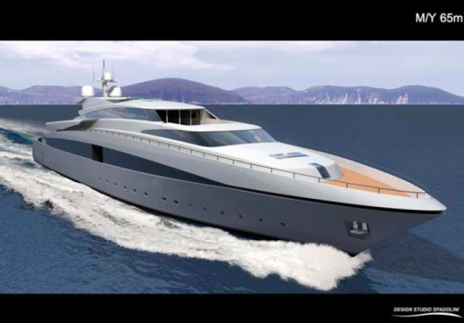 New 65m Spadolini superyacht concept for Rossi Navi