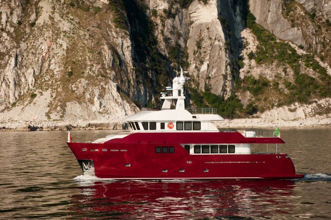 The new 86 Darwin Class yacht “Vitadimare 3” to debut in Cannes and Genoa this year
