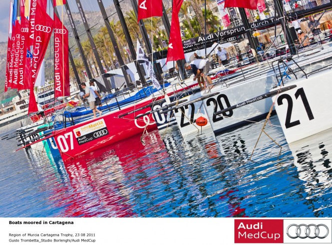 First day’s pressure at the Audi MedCup Circuit’s Region of Murcia – Cartagena Trophy