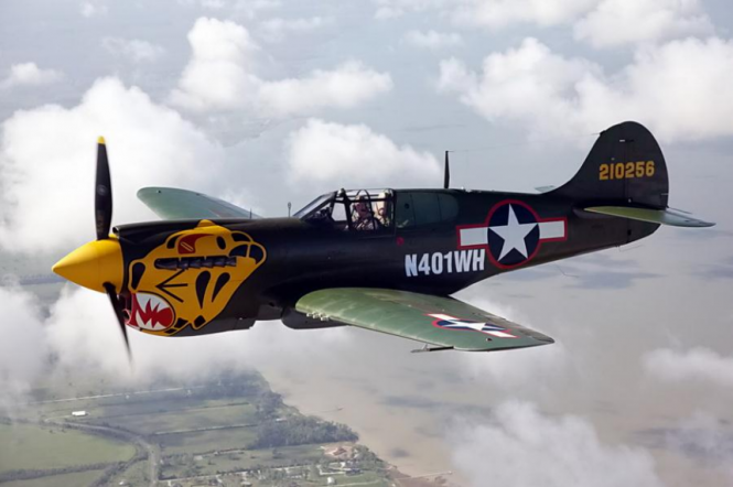 Vintage WWII Airshow at the Newport Bucket Regatta