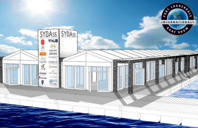 SYBAss’ Pavilion rendering for the 2011 Fort Lauderdale International Boat Show