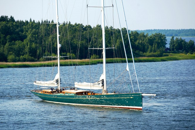Sailing yacht Hetairos (ex project Panamax) sets Sail