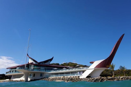 America’s Cup on display at the Audi Hamilton Island Race Week 2011.