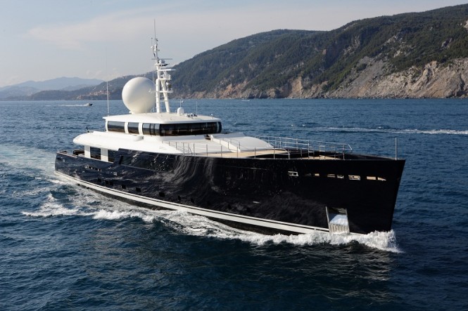 Recently launched Picchiotti Vitruvius 55 motor yacht Galileo G by Perini Navi Group at Sea Trials