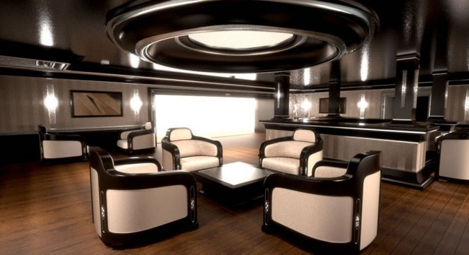 Interior of the 100m Motor yacht Sovereign by Gray Design Interior of the 100m Motor yacht Sovereign by Gray Design