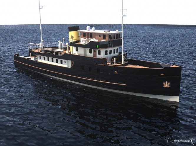 36m Classic Gentleman's Motor yacht Mylne PF36 by A Mylne & Co 36m Classic Gentleman's Motor yacht Mylne PF36 by A Mylne & Co