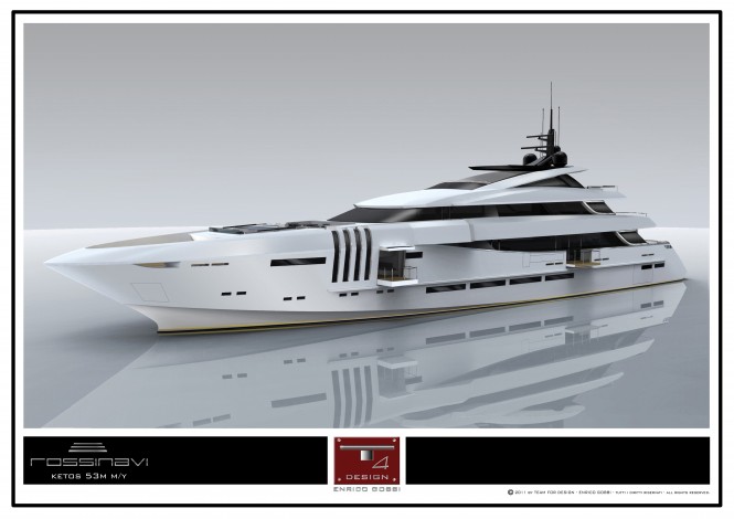 Another view of the 53m Ketos superyacht by Team For Design - by Enrico Gobbi for Rossinavi Another view of the 53m Ketos superyacht by Team For Design - by Enrico Gobbi for Rossinavi