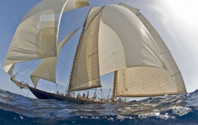 Classic sailing yachts gather in Porto Cervo for Veteran Big Boat Rally