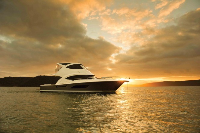 Dubbed the space ship, Riviera's new 53 features space age technology and design