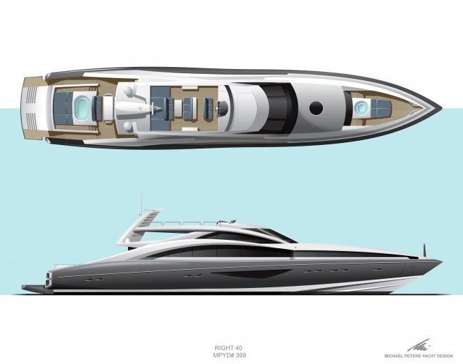 Hodgdon 40M Yacht concept by Michael Peters Yacht Design unveiled at the MYS 2011
