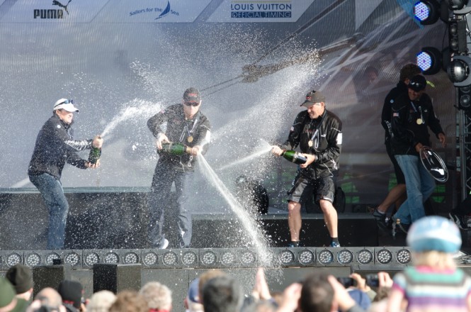 ORACLE Racing Spithill win AC Plymouth Fleet Racing Championship