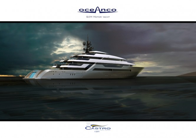 PA153 Oceanco 92M yacht design by Tony Castro