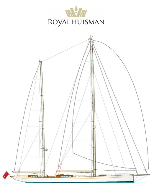 49m Sailing Yacht KAMAXITHA (ex The Spirit of Tradition) launched by Royal Huisman