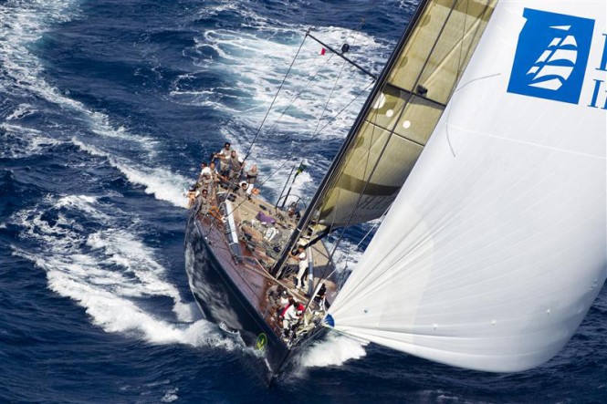 Swan 90 Sailing yacht DSK Wins Maxi Yacht Rolex Cup 2011