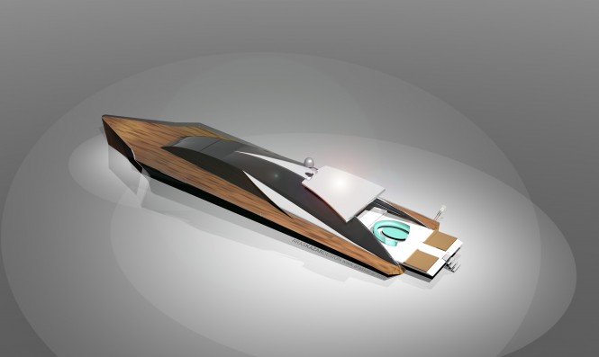 Blue Peace Yacht by Aras Kazar Designs Blue Peace Yacht by Aras Kazar Designs