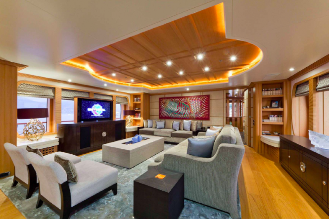 Salon - motor yacht Troyanda by Feadship - Photographer: Marc Paris Salon - motor yacht Troyanda by Feadship - Photographer: Marc Paris