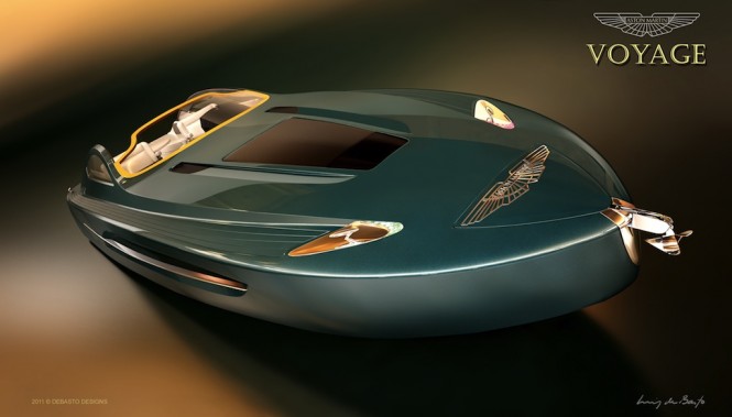 Aston Martin Voyage 55′ yacht concept by Luiz de Basto