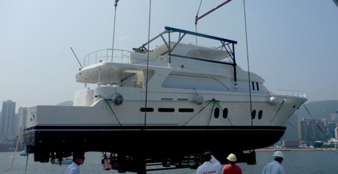 Bravo 84’ Cockpit Motor yacht by Cheoy Lee delivered