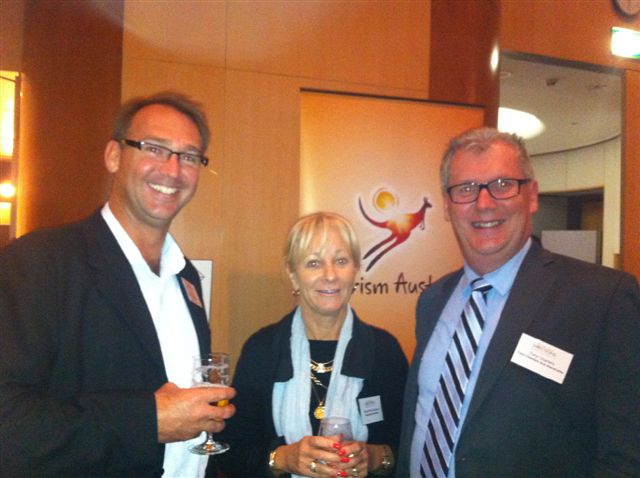 Chris Briggs GBRMPA, MaryAnne Edwards CEO Superyacht Australia and Tony Charters - Tony Charters and Associates Chris Briggs GBRMPA, MaryAnne Edwards CEO Superyacht Australia and Tony Charters - Tony Charters and Associates