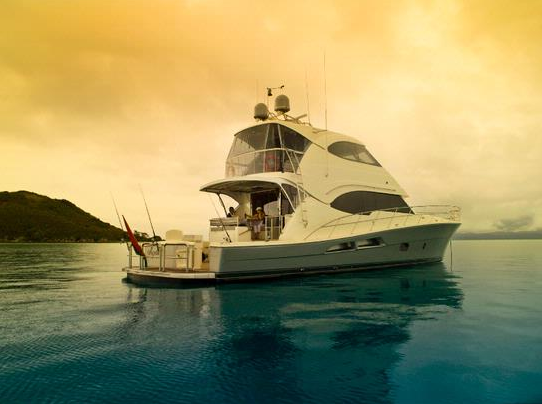 Riviera Yachts´ 70 Flybridge motor yacht at Barcelona International Boat Show