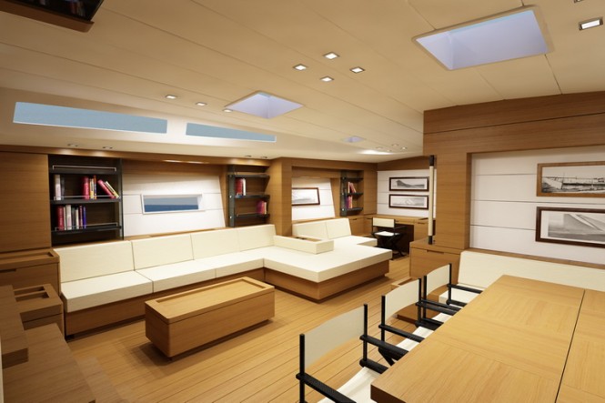 Southern Wind superyacht Kiboko interior Southern Wind superyacht Kiboko interior