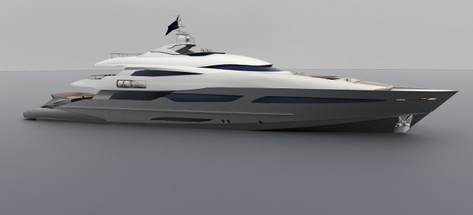39m Nedship 650 Quadro yacht design