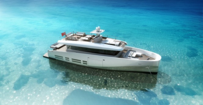 Two 26.23m Wally Ace yachts under construction at Wally