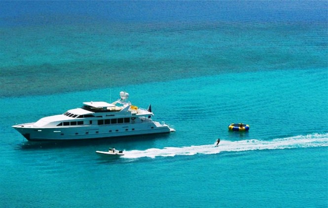 Caribbean luxury holidays on 36m charter yacht Freedom