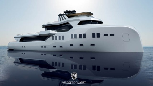 43m motor yacht MTT-Bulwark 140 by Messerschmitt Yachts in collaboration with Kusch Yachts