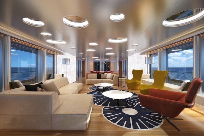 Aquos Yachts 50m Luxury Motor Yacht STAR FISH - Main Saloon Aquos Yachts 50m Luxury Motor Yacht STAR FISH - Main Saloon