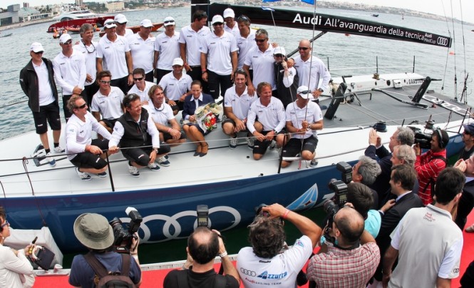 New sailing yacht Azzurra 52 Series for Audi Azzurra Sailing Team